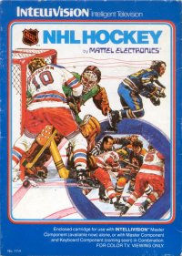 NHL Hockey Intellivision  box art
